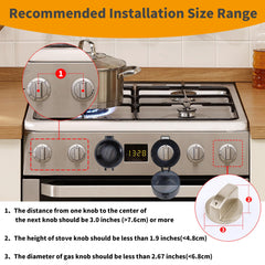 WRICHEAR baby-proof kitchen accessory in action emphasizes secure gas range usage.