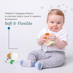Wristy Buddy absorbent fabric close-up keeps drool from clothing.