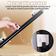 Wshxjzyay adjustable baseboard gate fits various heights.