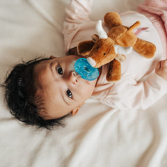 WubbaNub hospital distribution scene highlights trusted newborn accessory.