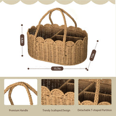 WWMayFeel diaper caddy organizer in car demonstrates portable storage ideal for travel and trips.