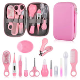 WXA baby grooming kit pink bag for portable on-the-go grooming