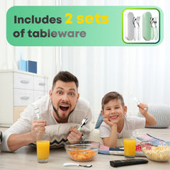 WXCWYQR dishwasher-safe-utensils simplify post-meal cleanup.