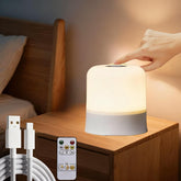 wxmuaper Baby Night Light front view with gentle glow for calming nurseries.