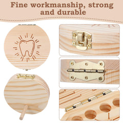 WY LIGHTING LEVEL tooth fairy box open and close with hinges for easy access.