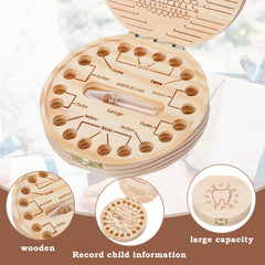 WY LIGHTING LEVEL tweezers included for gentle handling of baby teeth.