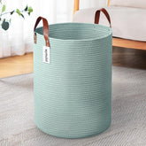 Wymulot 80L rope basket front view ideal for toy organization