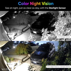 Wyze Cam v3 2-way audio enables real-time caregiver communication.