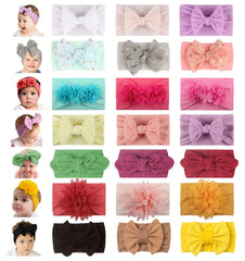 WZT nylon headbands soft-stretch for newborns and toddlers