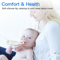 X-Bosak Nasal Aspirator soft tips protect delicate noses
