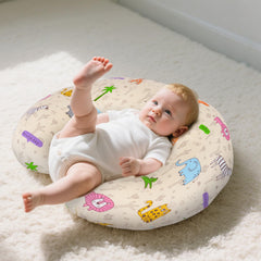 x-vesolje Baby Nursing Pillow with 3D fiber fill provides soft, supportive cushioning