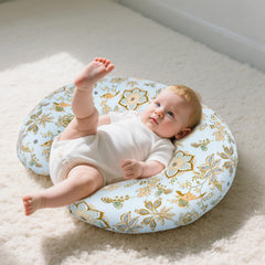 x-vesolje Baby Nursing Pillow during bottle feeding provides comfortable position