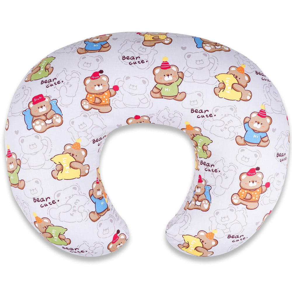 x-vesolje baby nursing pillow in C-shape provides comfortable feeding support for mom