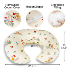 x-vesolje nursing pillow adjustable-filling enables personalized height and softness