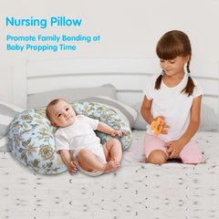 x-vesolje nursing pillow original size fits various feeding setups.