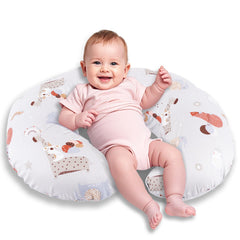 x-vesolje nursing pillow removable cotton cover keeps baby's surface gentle and breathable