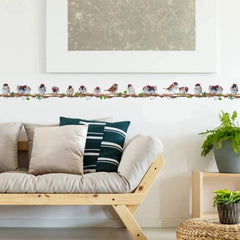 X-xdaonl Watercolor Birds Pattern Wall Art adds natural charm to living spaces