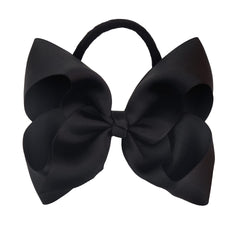 Xansema black bow headband for newborn photos
