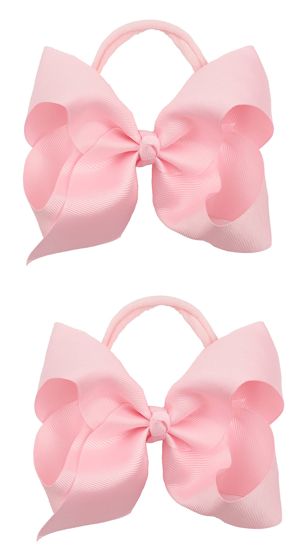 Xansema pink 6-inch bow headband with elastic fit for newborns