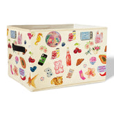 XDFVL Preppy Y2K basket handles closeup showing easy portability