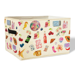 XDFVL Preppy Y2K basket handles closeup showing easy portability