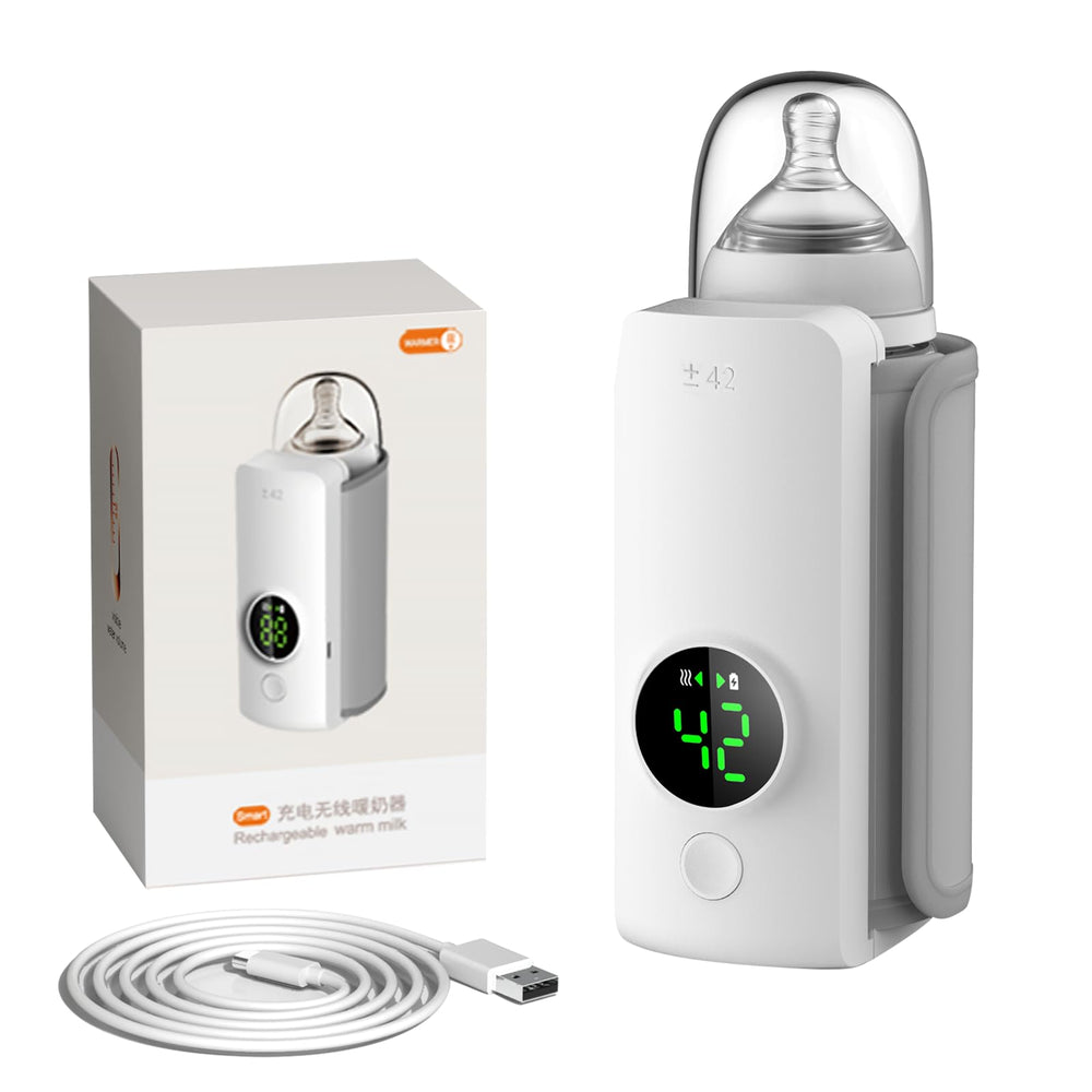 Xeamun portable bottle warmer cordless design for travel feeding