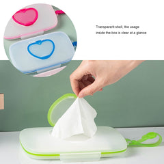 XEERAANG wet tissue box side reveals portable design for strollers and travel.
