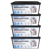 Xenxeng genie-easy-roll-compatible refill bags provide seamless fit for quick diaper disposal.