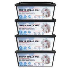 Xenxeng genie-easy-roll-compatible refill bags provide seamless fit for quick diaper disposal.