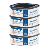 Xenxeng jumbo square refill front view highlights compact, leak-proof container for odor control