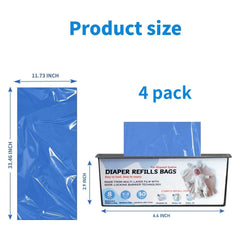Xenxeng platinum-compatible refill bags help seal in freshness for Genie and Platinum pails.