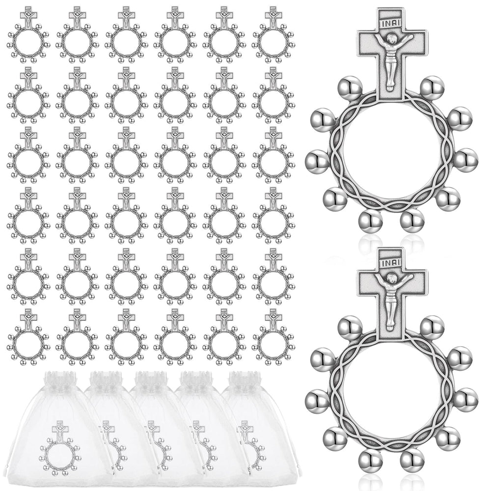 XEQWZVFR 120-rosary-rings pack close-up for daily devotion