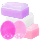 Cepillo rosa de Xforto para la costra láctea del bebé, uso suave.