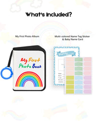 Xfveiwoo 21 photo slots with clear 4x6 pockets for easy picture insertion.