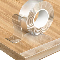 XHWUDI baby edge protector clear strip on a table edge helps protect toddlers from sharp corners.