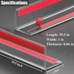 XHWUDI wall edge protectors installation shows tool-free placement and quick safety setup