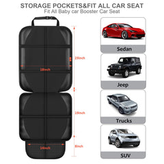 XHYANG car seat protector anti-slip top-bottom design keeps it in place during rides