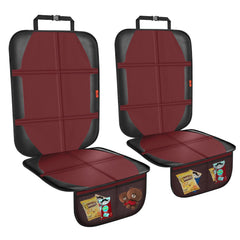 XHYANG car seat protector top view shows anti-slip surface for secure fit