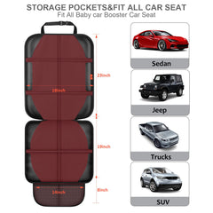 XHYANG car seat protector waterproof 600D closeup emphasizes durable spill resistance