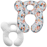 XIGGA baby travel pillow soft U-shape provides gentle neck support on the go