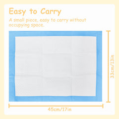 XIGGA compact travel-friendly pad fits in a diaper bag