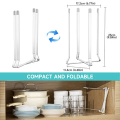 XILIMEN drying rack anti-slip feet keep items stable on smooth counters
