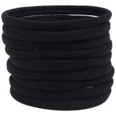 XIMA black DIY headbands close-up shows soft nylon texture for newborn comfort