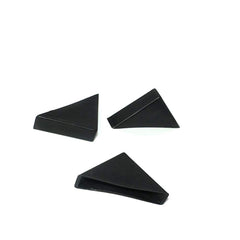 Xinally black triangle guard fits marble and tile edges neatly.