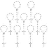 Xinhuida LSQ mini rosary beads with pearly finish for elegant keepsakes