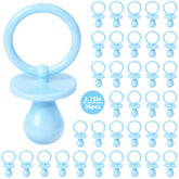 XINHUIDALSQ blue pacifiers 36-pack for cute baby shower table decor.
