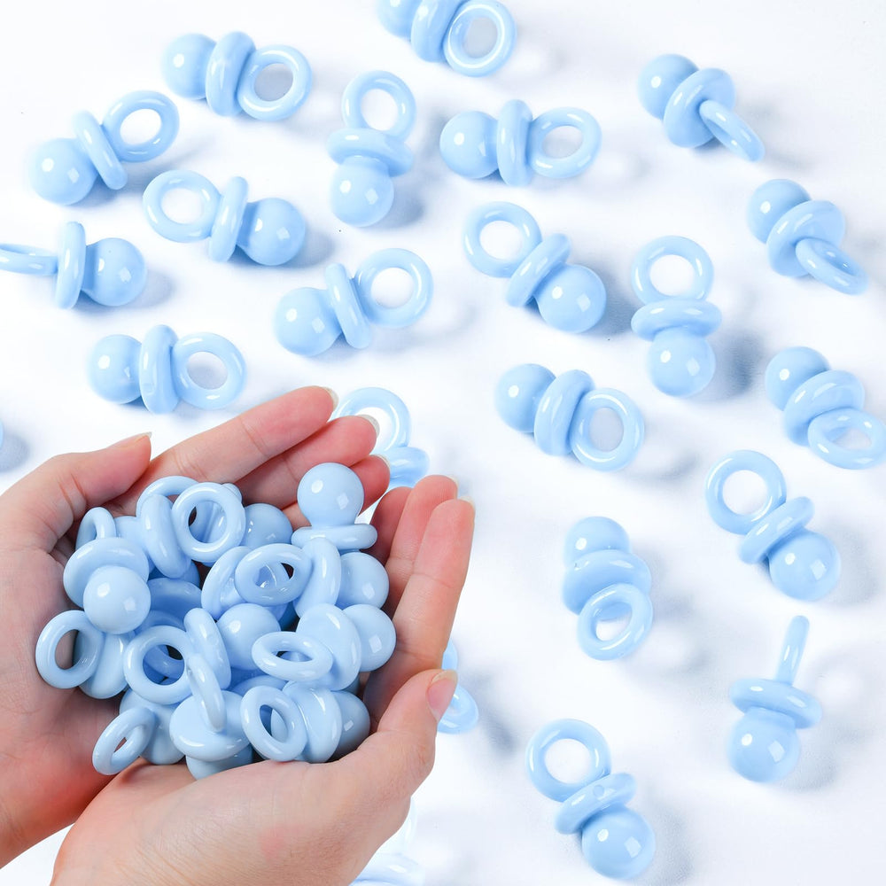 XINHUIDALSQ 36-pack blue pacifiers for table scatter and party decor