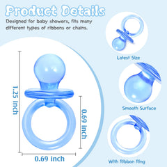 XINHUIDALSQ acrylic pacifiers bulk pack for party favors and decorations