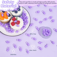 XINHUIDALSQ close-up of plastic pacifier pack showing smooth material