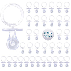 XINHUIDALSQ pacifiers baby shower collection 36pcs β table scatter decor for celebrations